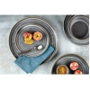 Olympia Cavolo Charcoal Dusk Flat Round Plate 220(Ø Pack)mm (6 Pack)
