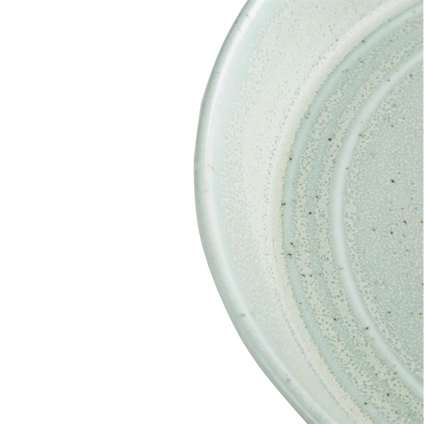 Olympia Cavolo Flat Round Bowls Spring Green 220mm (4 Pack)