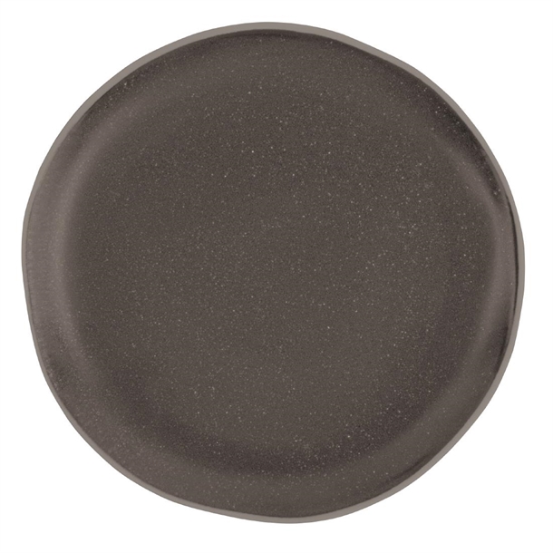 Olympia Chia Plates Charcoal 205mm