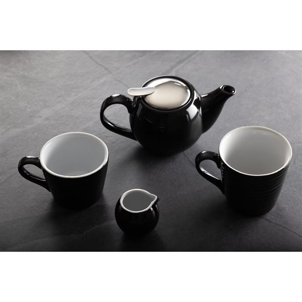Olympia Cafe Saucer Black (12 Pack)
