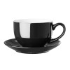 Olympia Cafe Saucer Black (12 Pack)