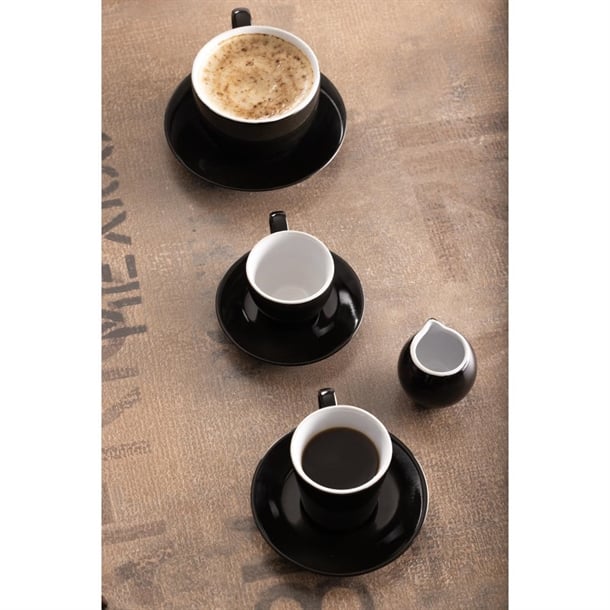Olympia Cafe Coffee Cup Black - 230ml (12 Pack)
