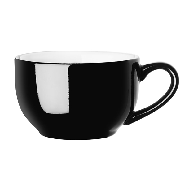 Olympia Cafe Coffee Cup Black - 230ml (12 Pack)