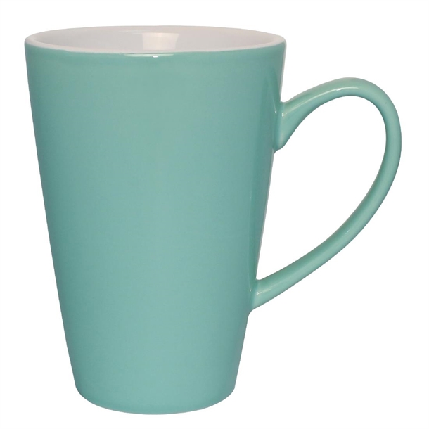 Olympia Cafe Latte Cup Aqua - 340ml (Box 12)