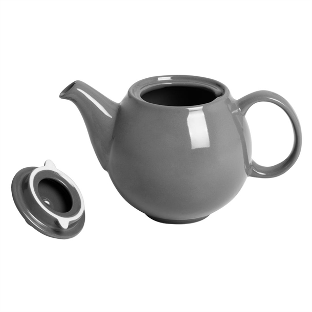 Olympia Café Teapot Charcoal 450ml (2 Pack)
