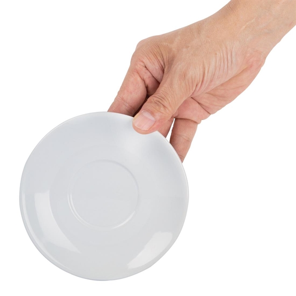 Olympia Cafe Saucer for Flat White - 135mm (12 Pack)