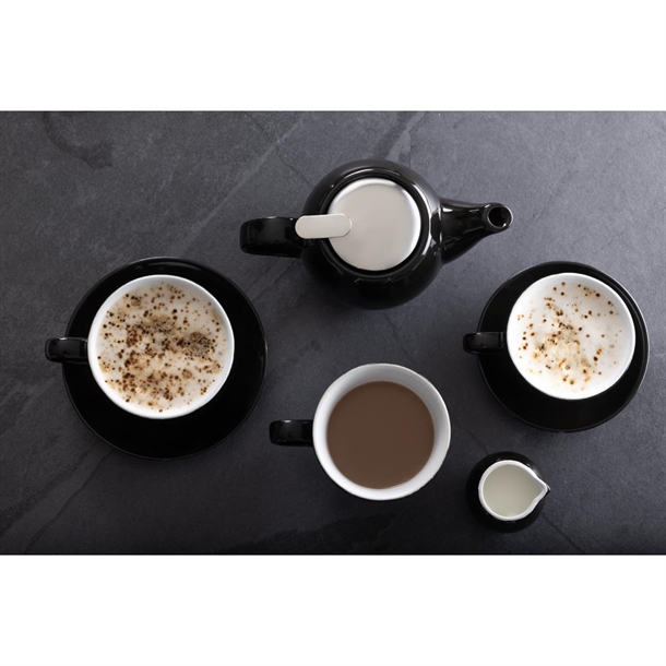 Olympia Cafe Espresso Saucer Black (12 Pack)