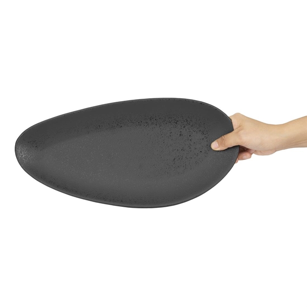 Olympia Fusion Oval Plate 357mm (4 Pack)